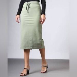 *NWOT ZARA French Terry Skirt